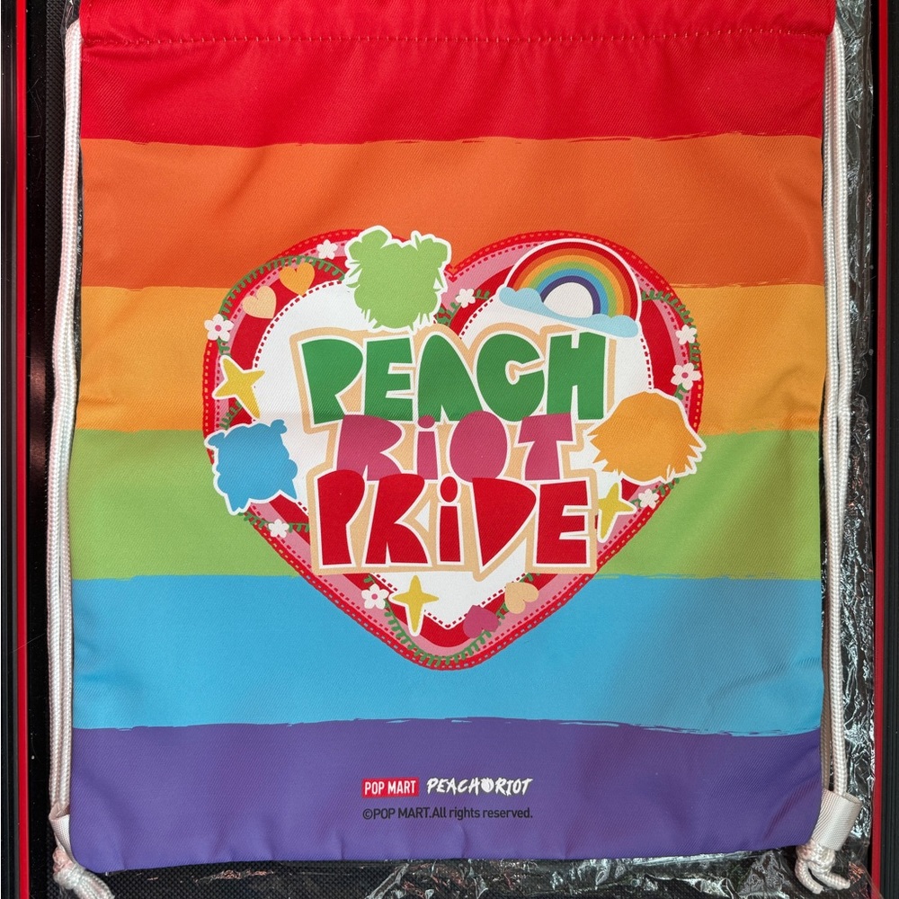 4 x Peach Riot Rainbow Riot Series - Drawstring Backpack
 - Limited Volume - Picture 5 of 7